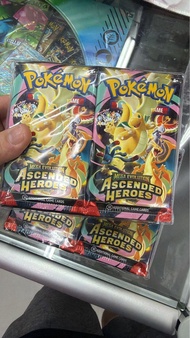寶可夢集換式卡牌遊戲補充包美版散包Mega Evolution Ascended Heroes、151、Brilliant Stars、Obsidian Flames、Pokemon GO、Prism