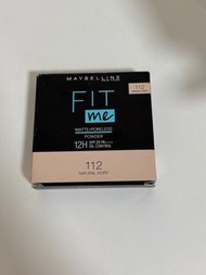Fit Me 媚比琳反孔特霧控油粉餅 象牙色112