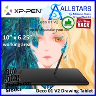 XP-Pen Deco 01 V2 Drawing Tablet (XPPen / XP-PEN / XPPEN) / Best Budget Graphics Tablet for Digital 
