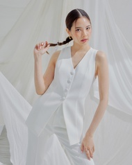 CONT - Blair Vest Top เสื้อกั๊ก ตัวยาว เข้าทรงสวย