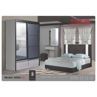 BEDROOM SET/ 4 FEET WARDROBE /SET BILIK TIDUK