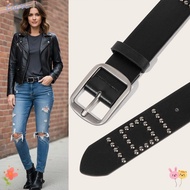 CACTU Punk Rivet Belts, Trendy Design Y2K Waist Belt, Fashion All-match Heavy Metal Jeans Belt For W