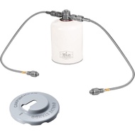 CAMPINGMOON 3 Outlet Camping Stove Adapter for EN417 Lindal Valve Canister Device with 2pcs of 21.65