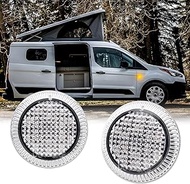 HTZCMOTO LED Side Turn Signal Lights Compatible with 2010-2023 Transit Connect, Side Fender Marker R