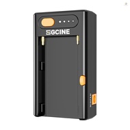 ZGCINE NPF-02 NP-F Series Battery Charger Battery Adapter Plate with Type-C Bi-directional PD Chargi