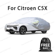 Car For Citroen C5X Full Waterproof sun protection cover Scratch resistant cars accessories