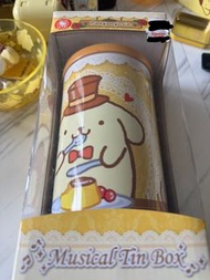 三麗鷗（Sanrio）的布丁狗（Pompompurin）音樂馬口鐵盒布丁狗（Pompompurin）