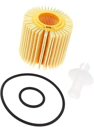 Laroal Engine Oil Filter with Drain Plug Seal Compatible with Rav4 NX200T RX350/450h/450hL 04152-YZZ