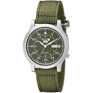 Seiko 5 Watch SNK805 Series 100%Original Watches for Men Stainless Steel with Green Canvas Watch Str