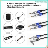WU TRS 1 4 In Male to 1 4 In Male Stereo Cable 6 35mm 1 4 TRS Interconnects Sound Cable 6 35mm Instr