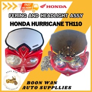 Fering and Headlight ASSY Honda Hurricane TH110 (Untuk Modify)