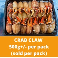 Frozen Crab Claw (500g+/-) 螃蟹爪子肉 (带钳子壳) Sung Tao Frozen Seafood Shellfish Crab Isi Ketam