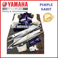 (ORIGINAL HLY ) YAMAHA Y125 Y125Z 125Z COVERSET COVER SET BODY COVER PURPLE SABIT