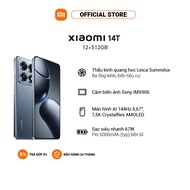 Điện thoại thông minh Xiaomi 14T 12GB/256GB - Hàng Chính Hãng