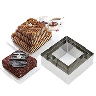 6"/7"/8"/9"L x 3"H INCH SQUARE SHAPE CAKE RING