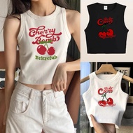 SM COLLECTIONN TOP CHERRY BERRY PRINT SINGLETWanita