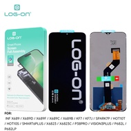 LCD LOG ON FOR INFINIX HOT 10S (X689 / X689D / X689B) / INFINIX HOT 11 (X662 / X662B) HD+ DISPLAY FU