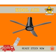 Mitsubishi Fiber Blade Ceiling Fan With Off Timer - Classy Grey (C56-RW4-P) with freegift