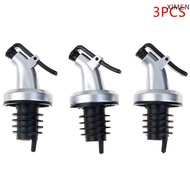 XIMEN 3ชิ้นสแตนเลสขวดไวน์จุกขวด