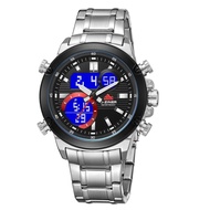 JAM TANGAN PRIA DZINER D 8333 STRAP RANTAI STAINLESS