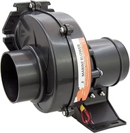 Vuzmode Bilge Air Blower 130CFM Boat Black Ventilation Marine 24V 2.5A Marine Engine Blower