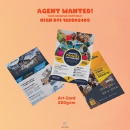 Art Card 260gsm A5 A4 A3 Colour Photostat Printing | Fotostat Warna A5 A4 A3 Paper High Quality Fast