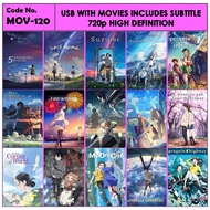 Usb With Movies Animation Includes Subtitle MOV-120