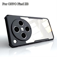 OPPO Find X8/OPPO X8Pro Shockproof Case Color Edge Clear Back X8 5G/OPPO X8 Pro 5G Model