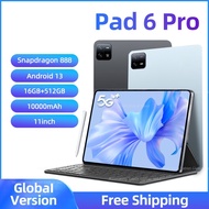 Original Global Version Tablet Android 13 Pad 6 Pro 16GB+512GB Snapdragon 888 Tablets PC 5G Dual SIM