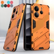 Shockproof Stand Casing Phone For Xiaomi Redmi Note14 Note 14 Pro+ Plus 4G 5G Hidden Bracket Protect