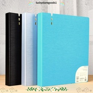 LUCKYSTOREGOODS Display Book, D-Shaped Binder 4 Hole A4 File Folders,  PP Waterproof Ring Binder Fol