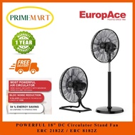 EuropAce ERC 2182Z /ERC 8182Z: Most Powerful 18" Air Circulator Fan - 1 YEAR WARRANTY