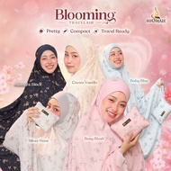 BLOOMING TRAVELAIR SERIES by TELEKUNG HIQMAH Telekung Travel AirSoft Cotton Nylon (Dpt Pouch & Match