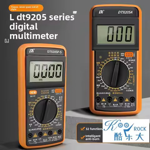 Digital Multimeter DT9205A High Accuracy Anti Burn 9205P S 9205PRO
