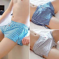 男士內褲純棉透氣平角褲男性感寬鬆短褲潮牌舒適學生四角底褲頭男