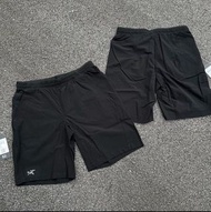 外國預訂 Arcteryx 始祖鳥 logo 戶外機能速乾料 aptin short 短褲