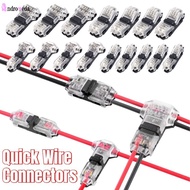 Compact 22-18AWG Solderless Quick Terminal Blocks Universal H/T Type Wire Connectors for LED Strip C