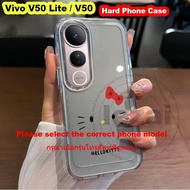 เคส Vivo V50ไลท์5G V 50 V50Lite 5G เคสแข็งแบบกล่องน่ารักโปร่งใสฝาครอบกันกระแทก