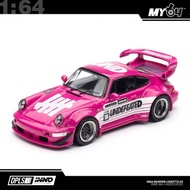 INNO MODELS INNO64 1/64 IN64-964RWB-UNDFTD-03 1:64 RWB 964 UNDEFEATED PINK DPLS TOKYO AUTO SALON 202