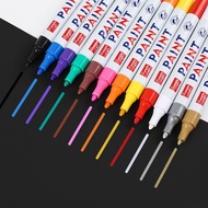 Waterproof Cars Wheel Tire Oily Mark Pen Auto Rubber Tyre Paint Pen CD Metal Permanent Paint Marker Graffiti Touch Up