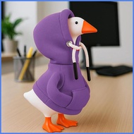 Desk Geese Outfits Hooded Animal Key Holder Outfit 7 Inch Geese Statue Clothes Costume Accessories D