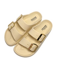 Sendal Selop Wanita Kekinian Sandal Jelly Wedges EVA Rubber Karet Premium Anti Slip Shoes