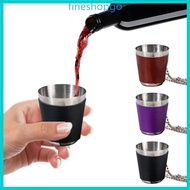 Fine 5pcs Party Shot Glasses Necklace Cups Easy to Carry Shot Glasses with Chain 30ml Camping Travel