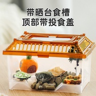 Turtle jar with Cover Covered Small Goldfish Tank Dedicated Ecological Tank Small Lizard Spider Turt