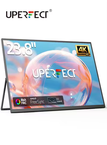 UPERFECT UColor T3 UHD 23.8" 4K PC Monitor HDR Computer Display With LS Stand VESA USB C For Laptop