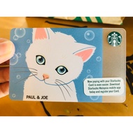 Starbucks Paul and Joe Card