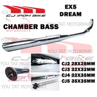 CJ IPOH BIKE EX5 HIGH POWER EX5 DREAM RACING EXHAUST CHAMBER BASS WITH SILENCER CJ2 CJ3 CJ4 CJ5 EXHA
