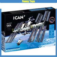 21321 International Space Station Building Blocks Space Model Shuttle Astronaut Toys Gifts for Boys