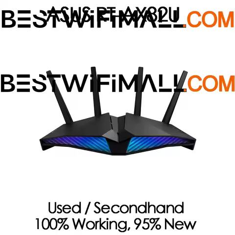 ASUS RT-AX82U WiFi 6 ROG Gaming Router AX5400 Dual-Band Game Acceleration Mesh Wi-Fi MU-MIMO Mobile 