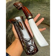 Pisau Mini Model Gocil Golok Cilik Baja Per Jeep Super Cepot Wayang